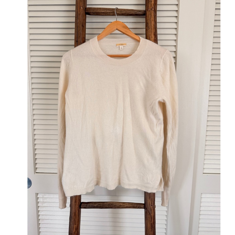 J. Crew 100% Cashmere Crew Neck Sweater